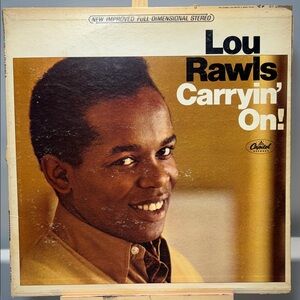 Lou Rawls 'Carryin' On!' Vinyl Record